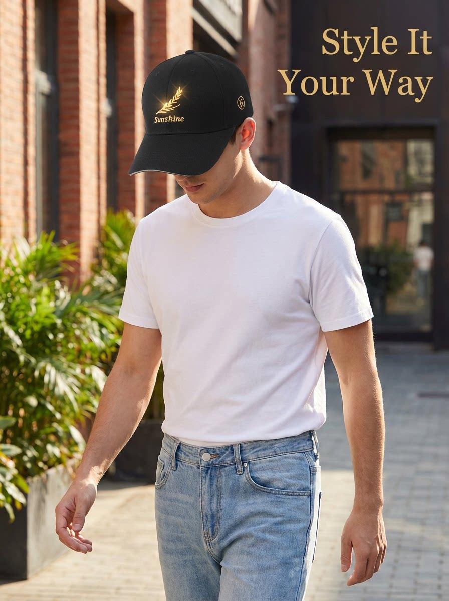 2026 New Baseball Cap, Elegant Embroidery Fashion, Versatile Summer Outdoor Sports Hat, Unisex Baseball Caps for Men and Women, Trendy unisex baseball cap, perfect for daily wear, Lightweight polyester fabric for all-day comfort