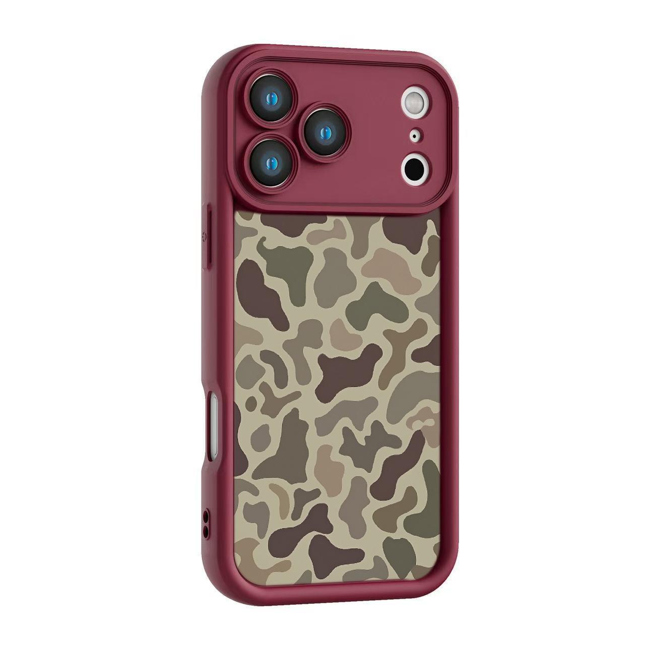 2025 New Camo Pattern iPhone 17 Pro max Phone Case Sika deer Shockproof Rubber Cover for iPhone 17 Air Promax 17Pro 11-16,Gifts for Hunter Outdoor enthusiast