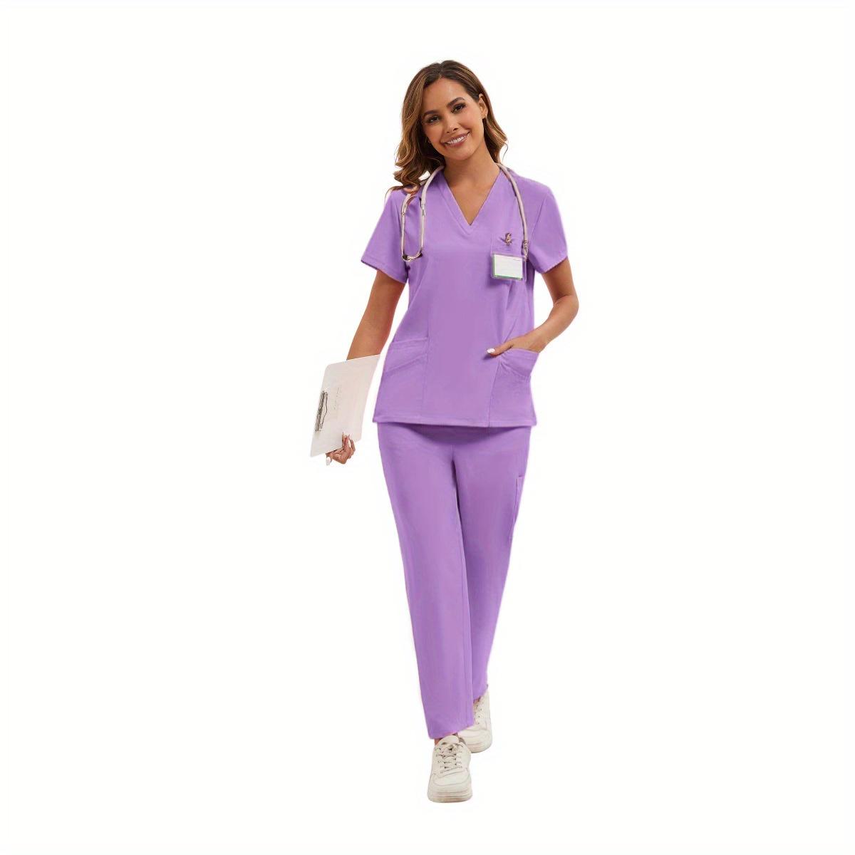 2026 New Women's Doctor Hand Washing Suit Pet Hospital Nurse Suit Beauty Salon Women's Work Clothes Suit