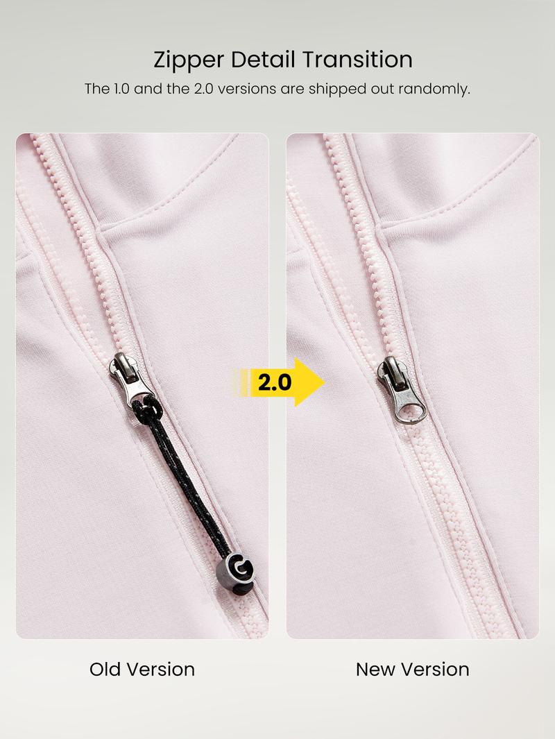 GLOWMODE Modal Silk Touch Half-Zip Hoodie Fall