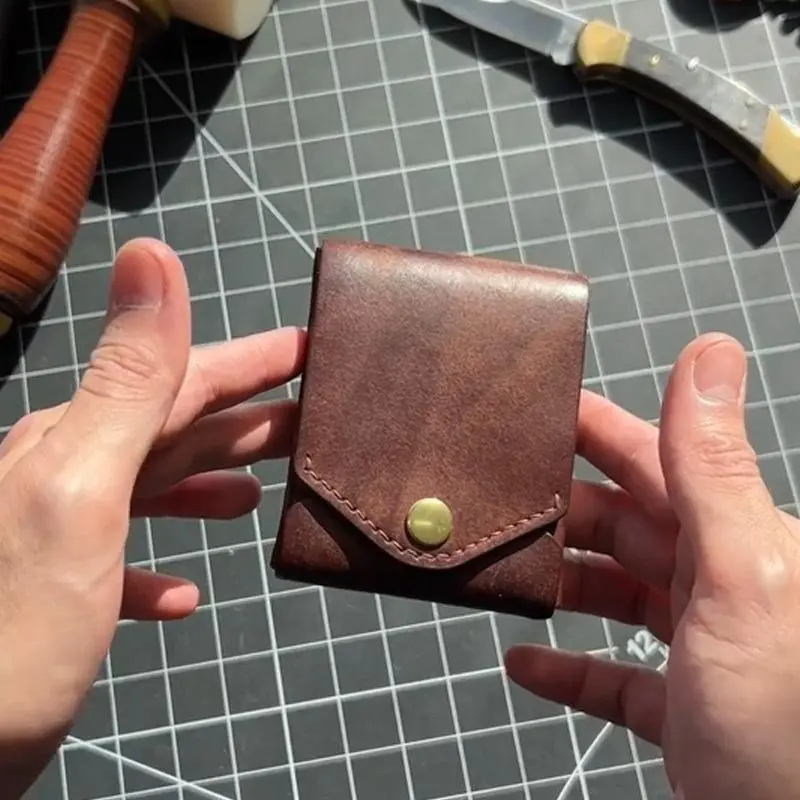 2026 New Retro European American Style Men's Wallet, Unique Creative Wallet With Built-in Pen Slot, Multi Card Holder Large Capacity Purse, Ideal Unique Gifts For Men