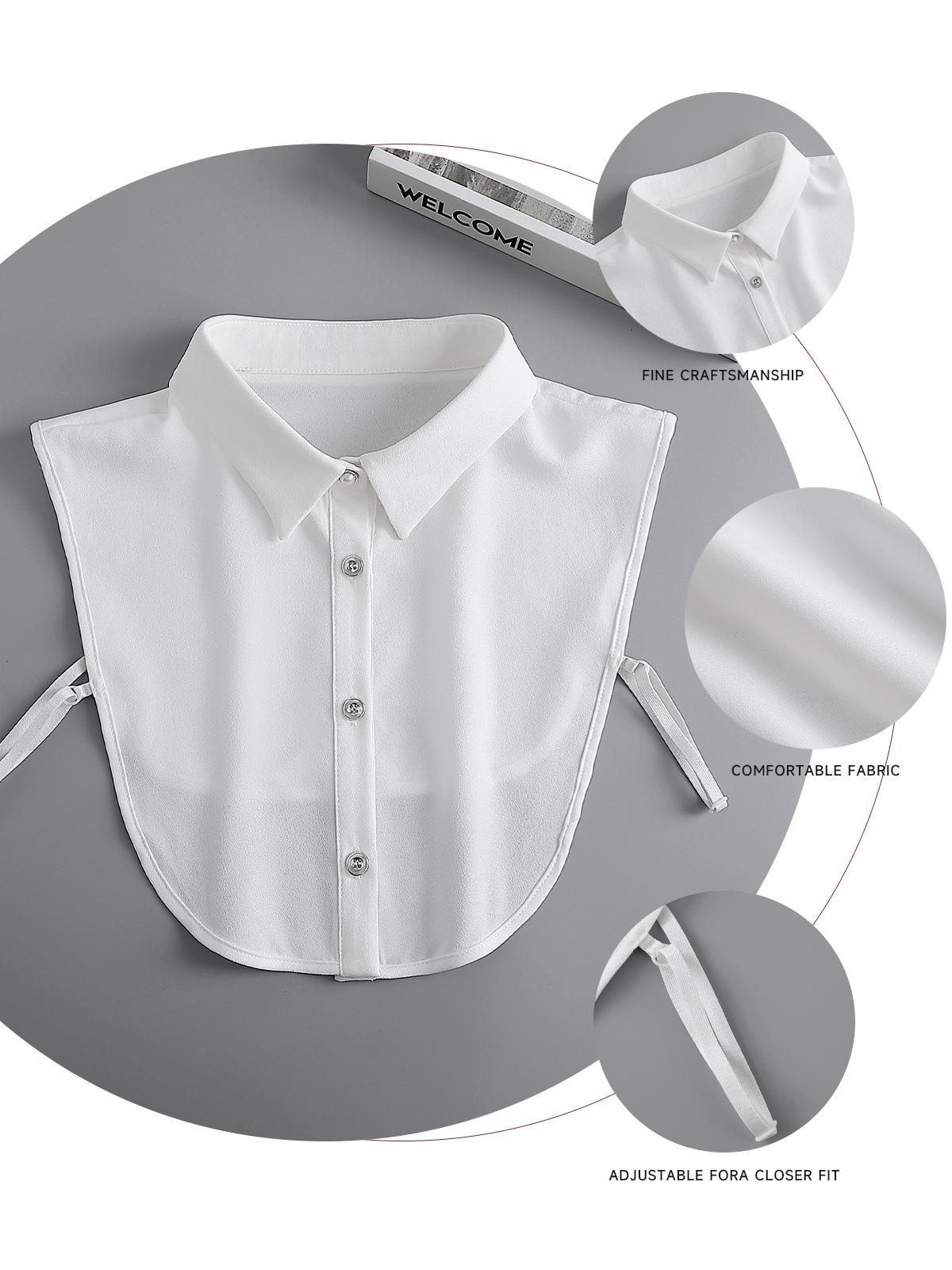 White detachable collar imitation collar decoration simple European half collar shirt Dickey collar women's imitation collar