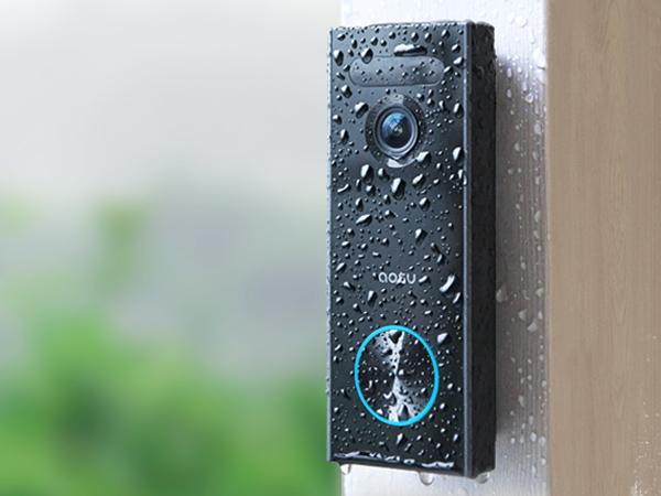 AOSU Doorbell Camera Wireless, Battery-Powered Video Doorbell with Chime, 2K Resolution, No Monthly Fees, 166° Ultra Wide Angle, 180-Day Battery Life, AI Detection, Work with Alexa & Google Assistant