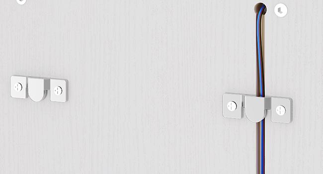 HOOBRO Wall Shelf with LED Remote Control Lights, 4-Tier Floating Shelves Wall-Mounted for Storage, Vertical Display Stand, Modern Column Rack, for Bedroom, Living Room, Hallway, White Interior Decoration Items