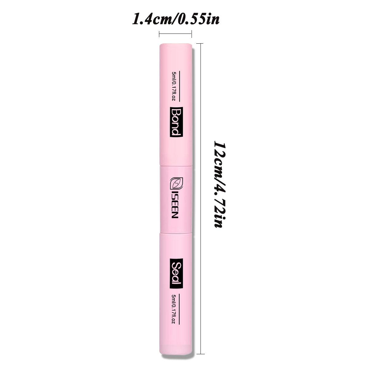 Lash Cluster Glue, 1pc/3pcs/5pcs Waterproof Bond & Seal Eyelash Glue for Clusters, Black Long-Lasting 72H Eyelash Adhesive