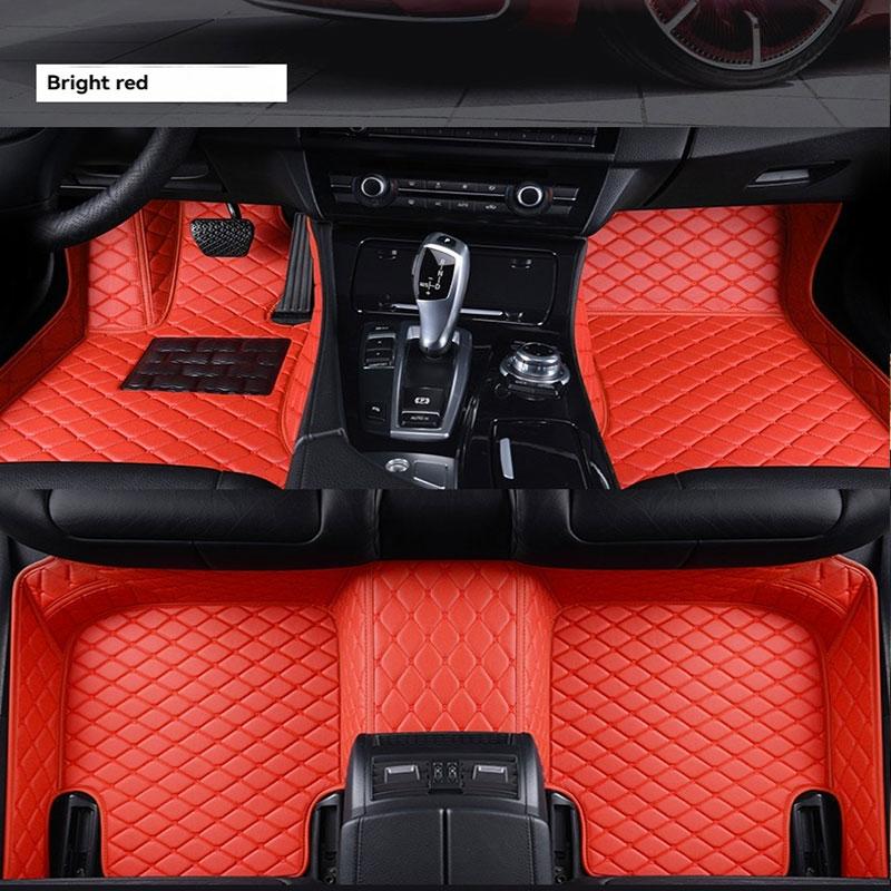 For 2010 Lincoln MKS Custom-Fit Full Coverage Car Floor Mats Easy-Clean Carpet-Style Floor Mats