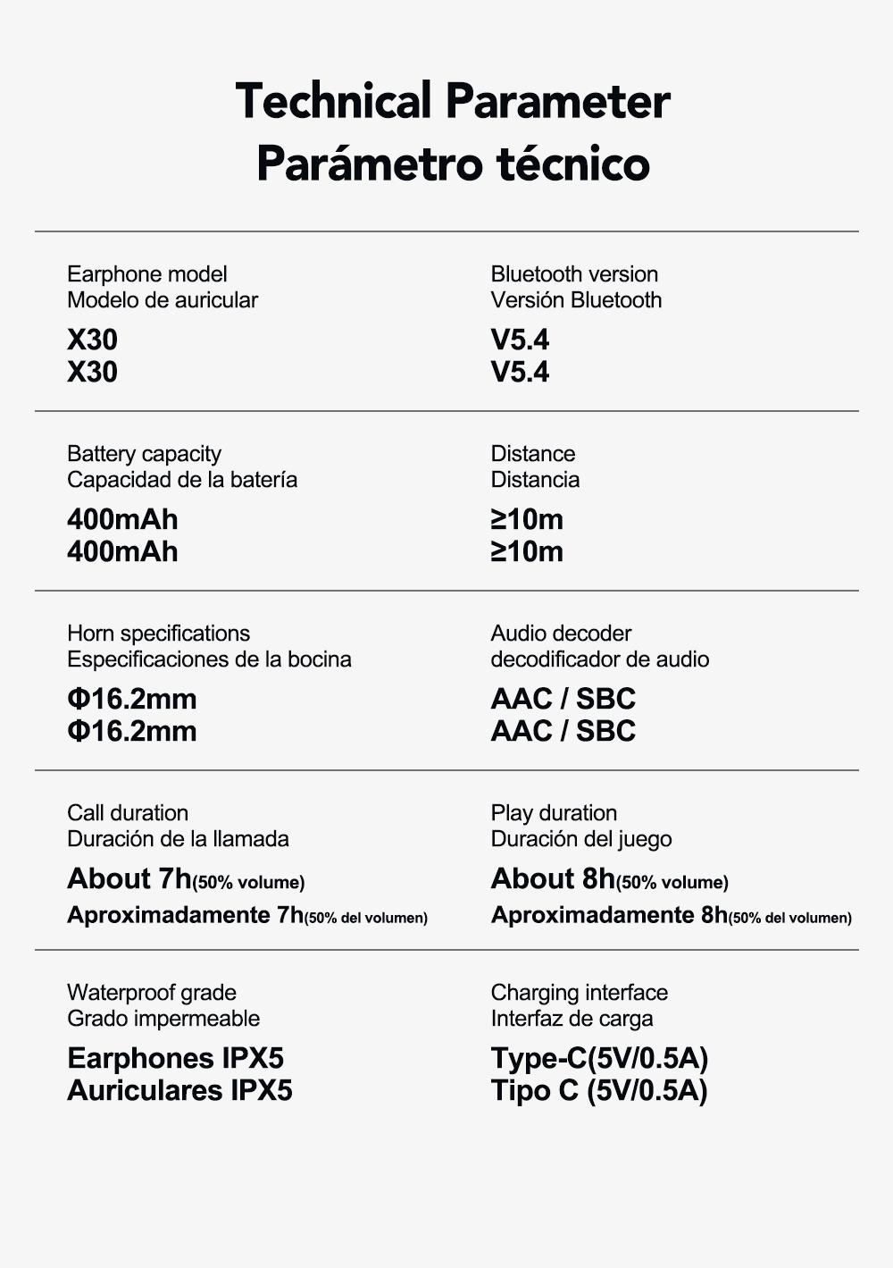 MINISO X30 AI translation earphones OWS Bluetooth earphones IPX5 waterproof 35 hours play time HIFI sound quality OWS earphones immersive high-quality sound effects long-distance connection earphones with charging box built-in microphone
