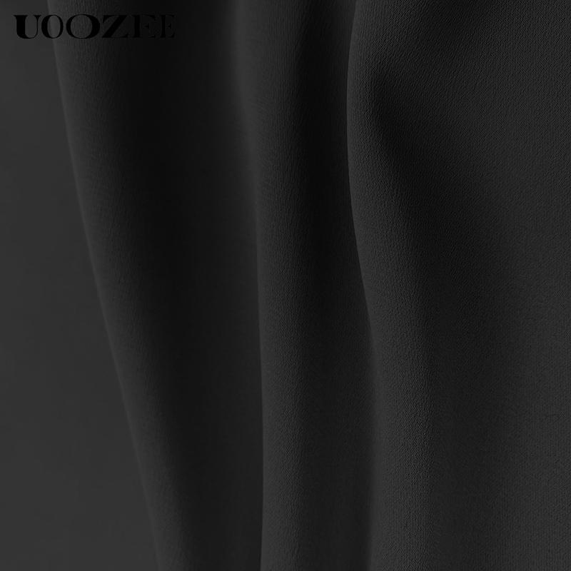 UOOZEE Women's Casual Loose Asymmetric Solid Color Split-Joint One-Shoulder Maxi Dresses, Party, Holiday Elegant Style, Chiffon Fabric, birthday outfit One Size Up Recommended for C - Cup and Above