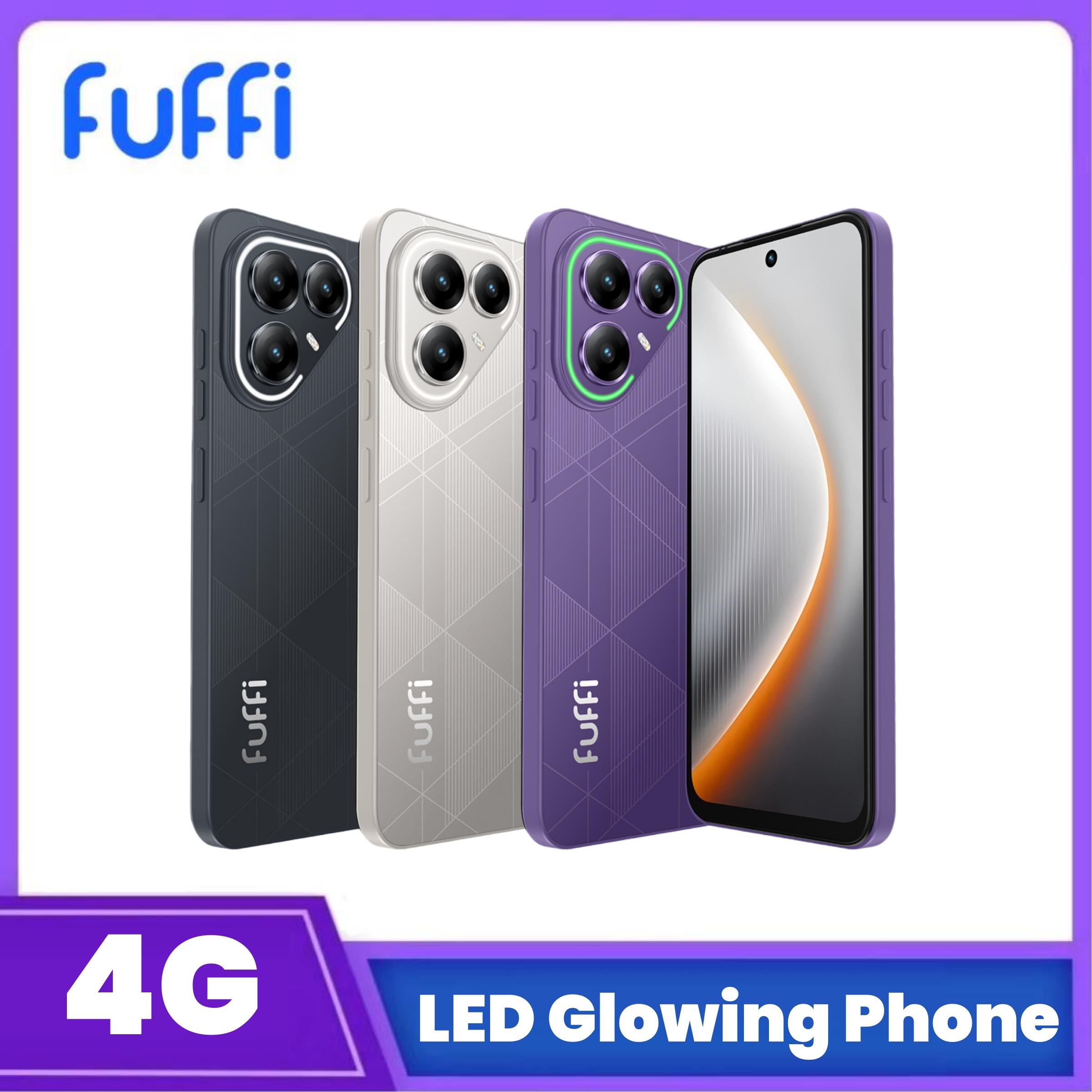 FUFFi-LED Glowing Phone, 6.67 Inch Display, 5+16mp Camera, 4+32GB Memory, 4400mah Battery, Android 12.0, Dual Sim 4g Smartphone