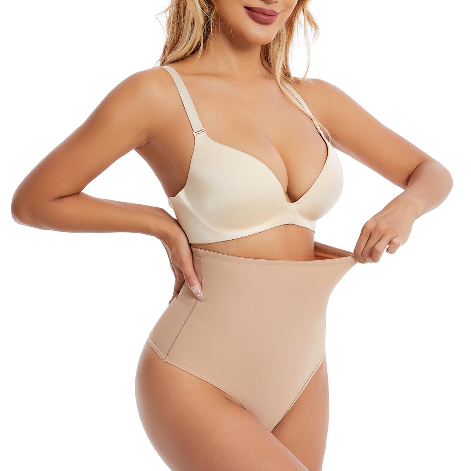 Women Tummy Control Thong Shapewear Smoothing Shaping Thong Panties Body Shaper Underwear