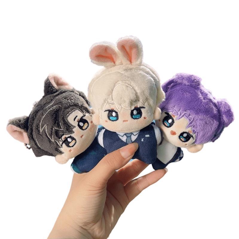 Love and deepspace; Anime Keychain Cosplay Rafayel; Xavier; Zayne; Accessories Plush Doll 10cm Soft Mini Plushie Dolls Pendant