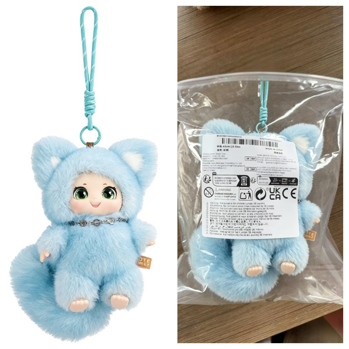 Cute Fox Plush Doll Series, Adorable Vinyl Plush Gift for Fans and Collectors, Fun Collection Item for Kids and Adults