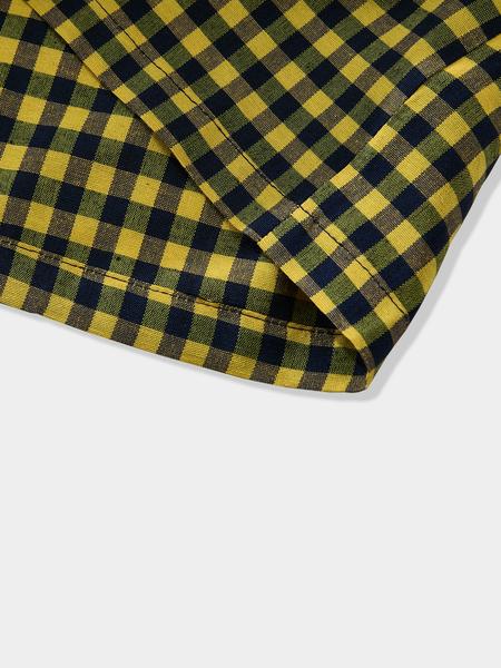 Men's Regular Fit Plaid Print Short Sleeve Shirt, Casual Street Comfy Top for Summer, Fashion Men's Clothes for Daily Wear