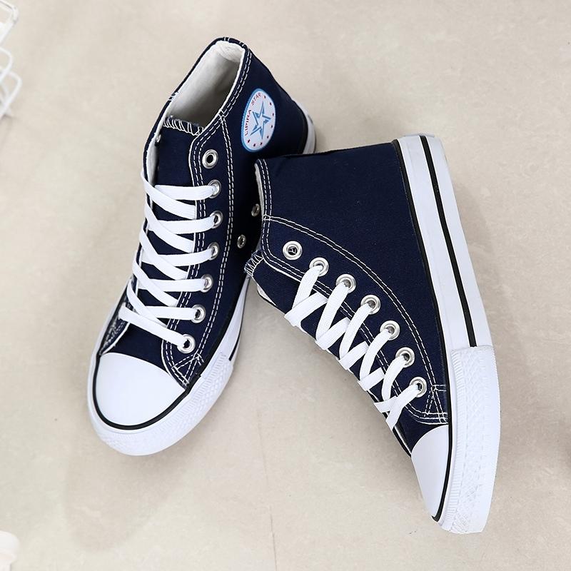 Unisex High Top Canvas Shoes, Classic Design, Versatile All-Season Footwear, Suitable for Various Occasions, Comfortable and Stylish