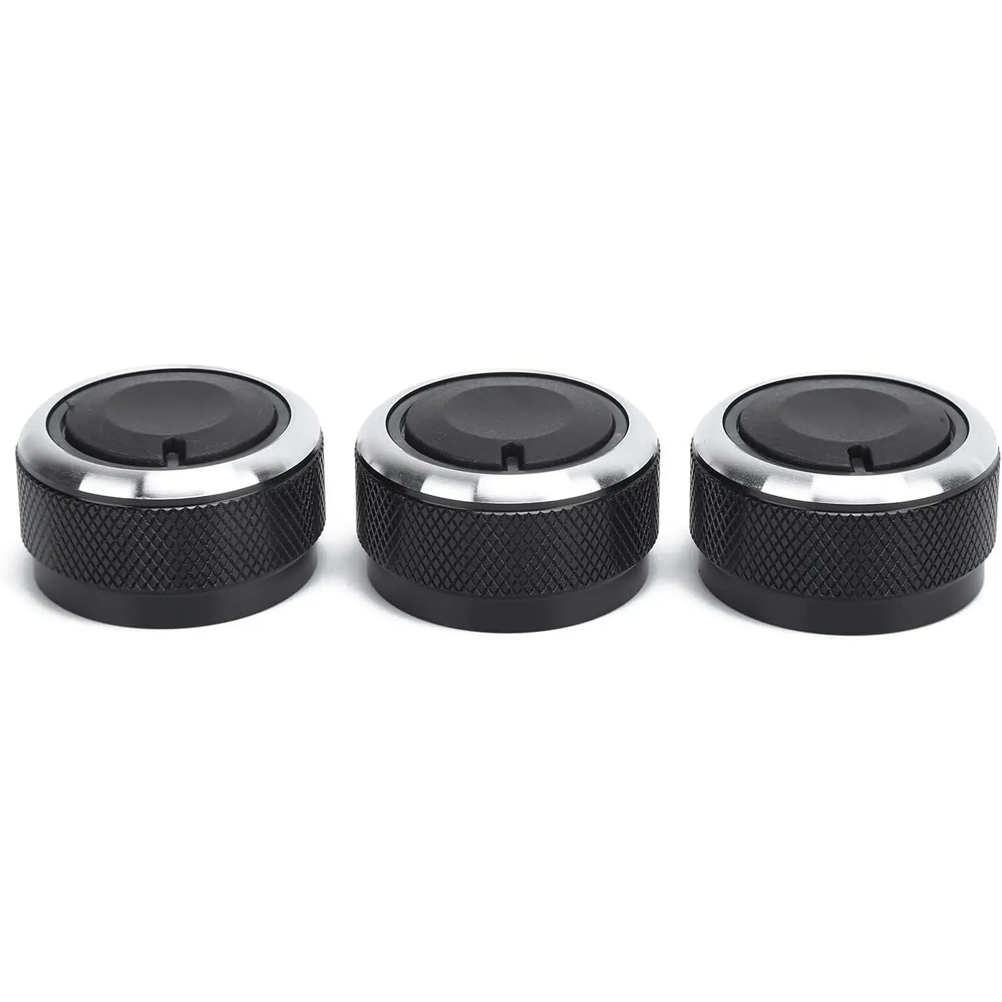 Air Conditioning Control Knobs Replacement Knobs Air Conditioner Switch Button Control Knob Replacement 3PCS Car Air Condition Switch Thermal Controller Knob Replacement for 2002‑2014