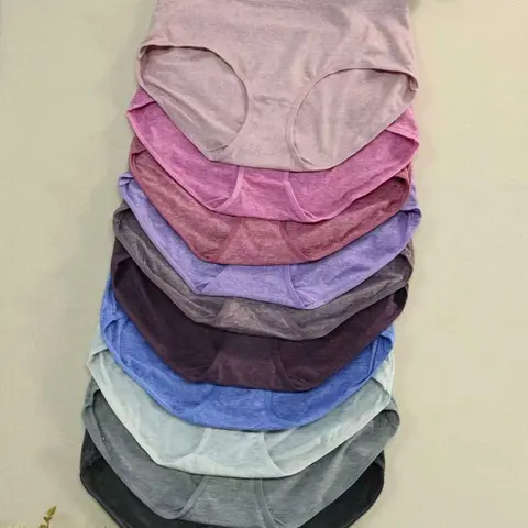 【Black Friday】10 PCS Women's Plus Size Mid-Waist Briefs, Comfortable Breathable Lightweight Stretchy Fabric, Multi-Color Underwear for Daily Wear, Solid Color Undergarment