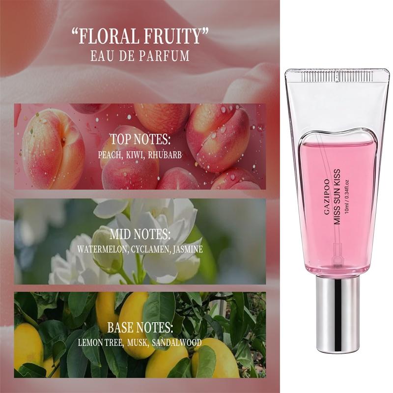 Women's Spray Perfume Oil, Floral Fruit Scented, Rose Peach Lemon, Long-Lasting, Travel Size 10ML, Ideal for Dates Parties Daily Use