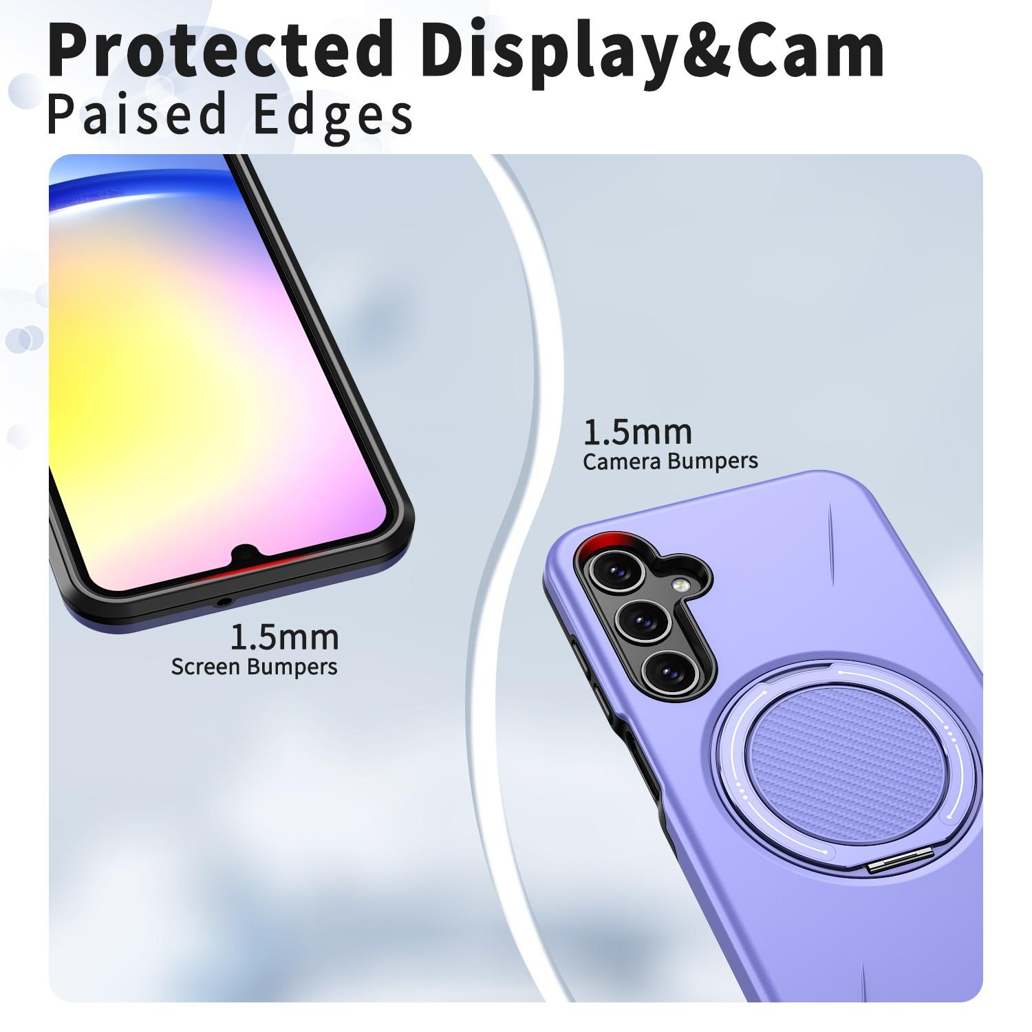 Magnetic Charging Phone Case for A25 5g, Protective Stand Holder, Durable Design, Perfect Fit, Essential Accessory for Daily Use