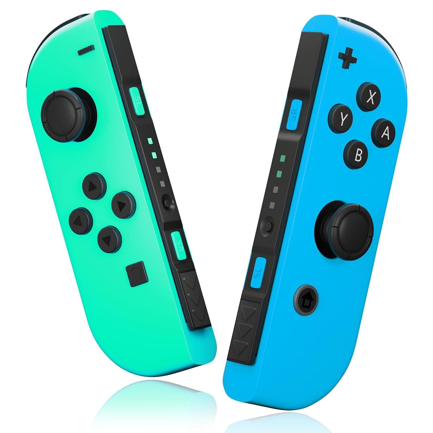 Nintendo Switch Game Controller, Wireless L/r Controllers for Switch Lite Oled, Dual Vibration Replacement Controller, Wake-Up Switch Accessory