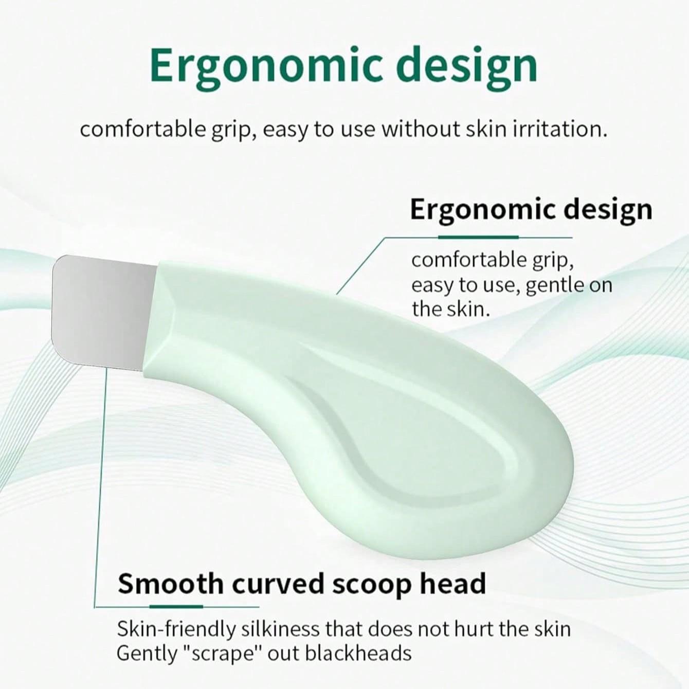 2/5pcs Facial Blackhead Remover Scraper, Gentle Pore Cleanser for Morning Evening Skincare, Makeup Prep, Home Spa, Gift Set