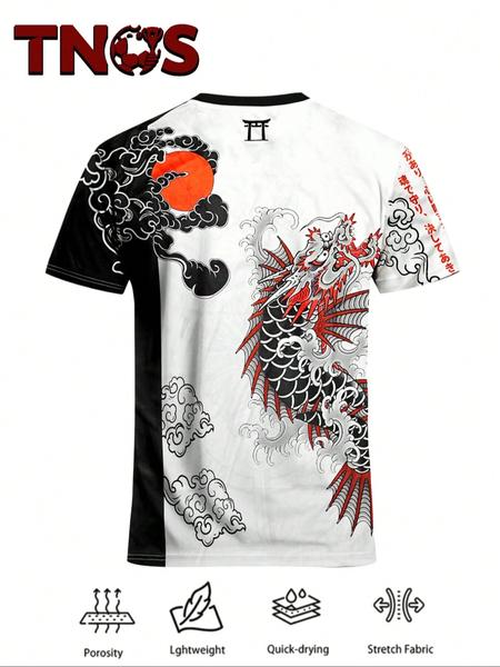 Japanese Football Jersey & Samurai Print Round Neck Comfortable Sports Top, Stylish Jersey, Japanese Culture Design, Perfect for Fans, Workout Top Japanese Football Jersey & Samurai Print Round Neck Comfortable Sports Top, Stylish Jersey, Japanese Culture Design, Perfect for Fans, Workout Top
