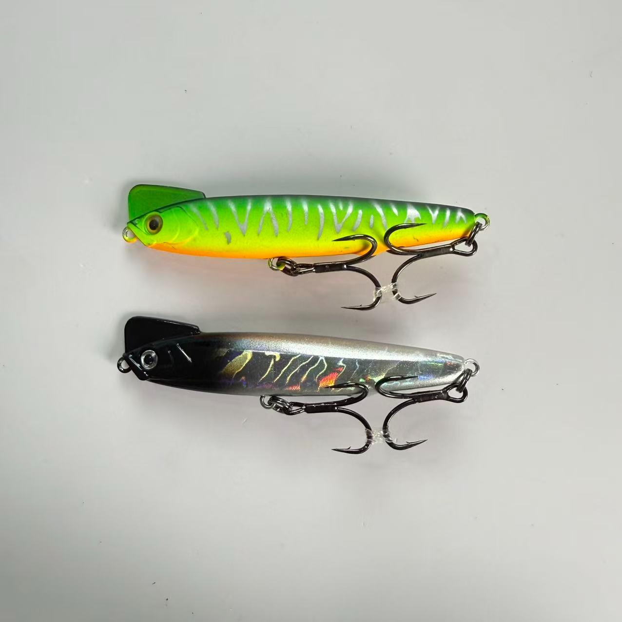 Large brand remastered version, popular, 2pcs, large swing long throw submerged pencil fishing for sea bass, trembling sinking lure, fake bait, chicken crown bait, suitable for freshwater and seawater fishing accessories, fishing equipment and supplies