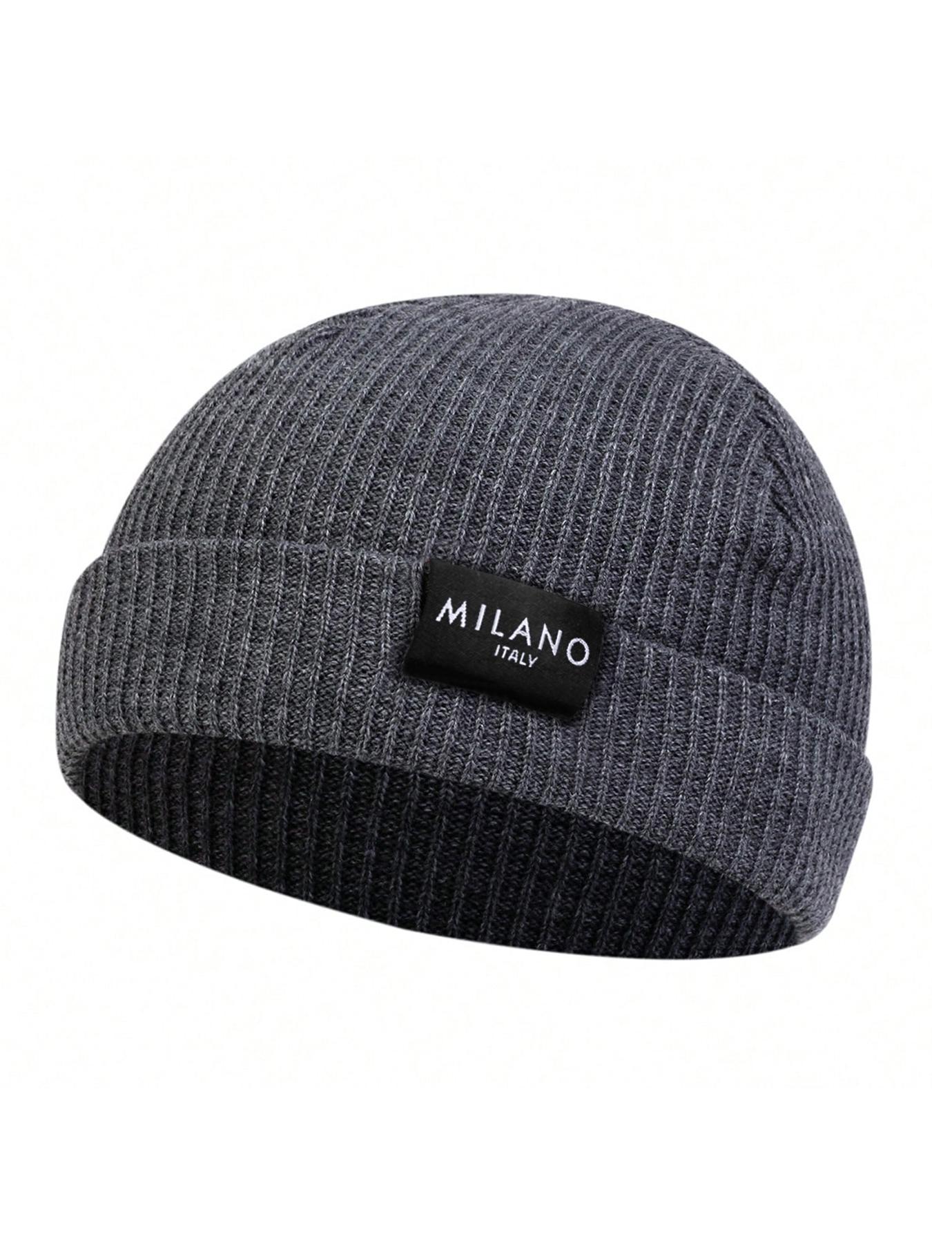 Unisex Milano Beanie Knit Hat, Adjustable Sun Protection Outdoor Cap, Casual Fitted Woven Fabric, Suitable for Travel Beach Vacation, Outdoor Hats