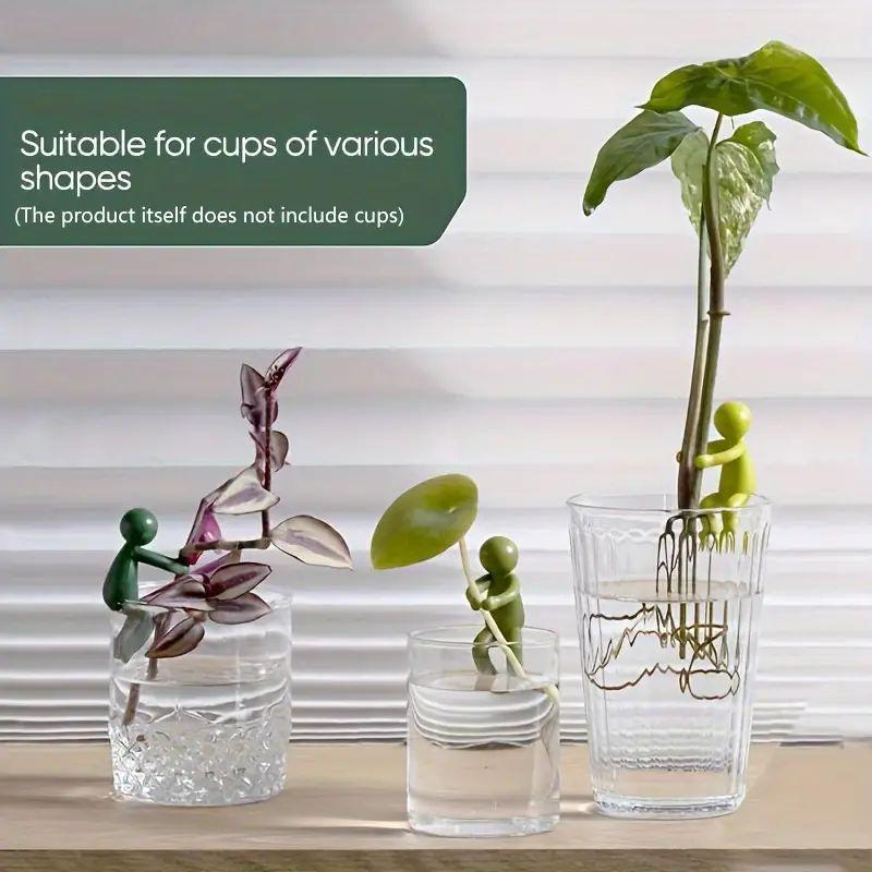 【FaddishDeal】6PCS Friends of plant reproduction;Leaf supports for sprouting and cutting, lovely decorations, gifts for indoor garden plant lovers, etc Springtok