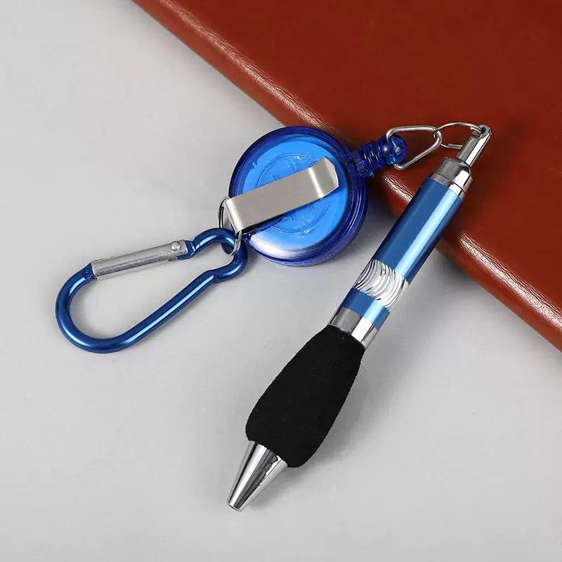 3 in 1 Retractable Ballpoint Pen Keychain, 1/5/7 Sets Multifunctional Writing Pen with Keychain, Portable Writing Tool for Office School