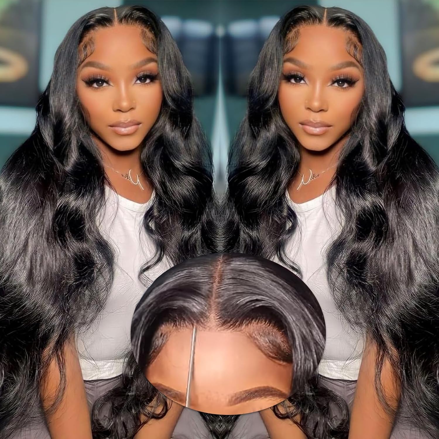Bling Hair 9x6 7x5 6x4 5x5 HD Lace Easy Wear and Go Body Wave Glueless Human Hair Wigs Pre Plucked Pre Cut Transparent Lace Closure Wigs for Beginners 180% Density Water Wave Lace Front Wigs for Black Women #TikTokShopBlackFriday