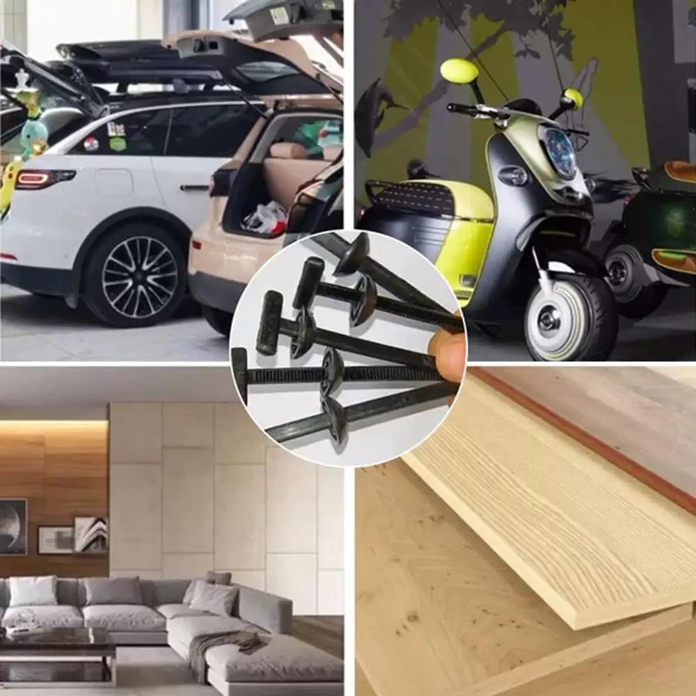 Nylon Universal Cable Tie Buckle, Heavy Duty Self-Locking Nylon Zip Ties Holder, New Multifunctional Cable Tie Buckle for Car Daily Repair (20pcs)