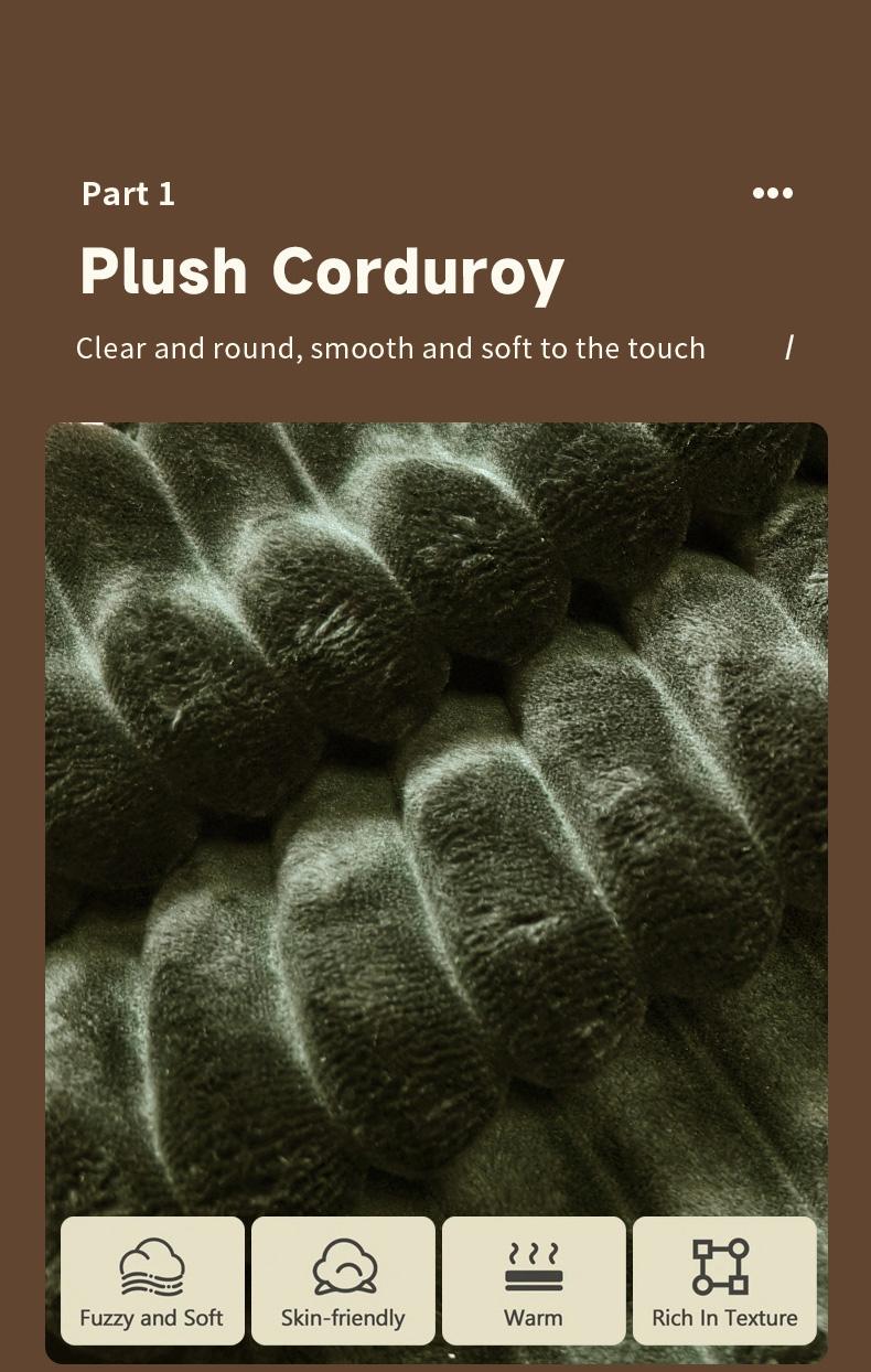 Oversized Lounge Chair, Boneless Chaise Lounge Living Room Corduroy sofa,Upholstered Fluffy cloud sofa bed with Throw Pillows, No Assembly Required, Indoor Sleeper Chair