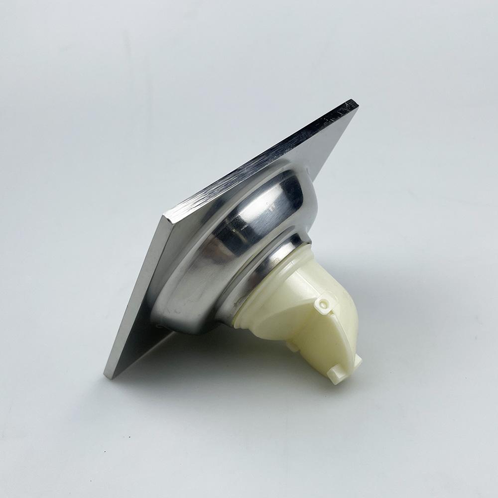 Stainless Steel Anti-Odor Drain Cover, Square Grate Bathroom Kitchen Sink Strainer, Long-Lasting Rust-Free, Dual Layered Design