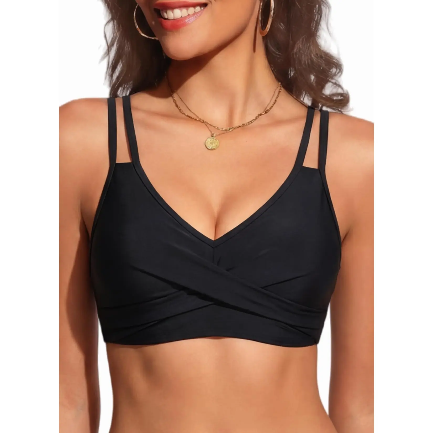 Tempt Me Women's Underwire Bikini Top - Twist Front Bathing Suit Top 2026 Push Up Swimsuit