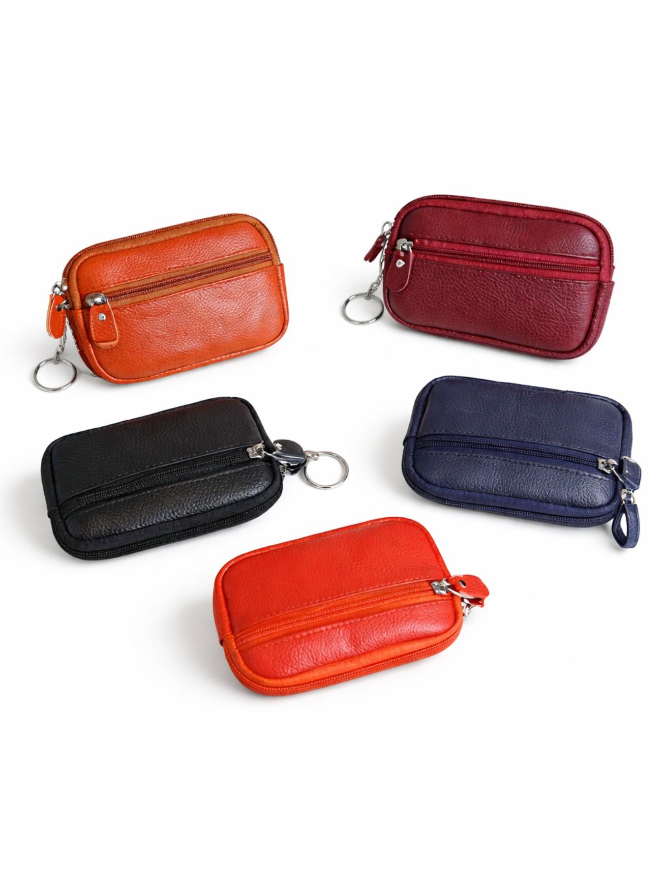 New Women’s PU Leather Zip Wallet, Small Coin Purse Card Holder with Keychain, Portable Mini Clutch Wrist Wallet New Women’s PU Leather Zip Wallet, Small Coin Purse Card Holder with Keychain, Portable Mini Clutch Wrist Wallet