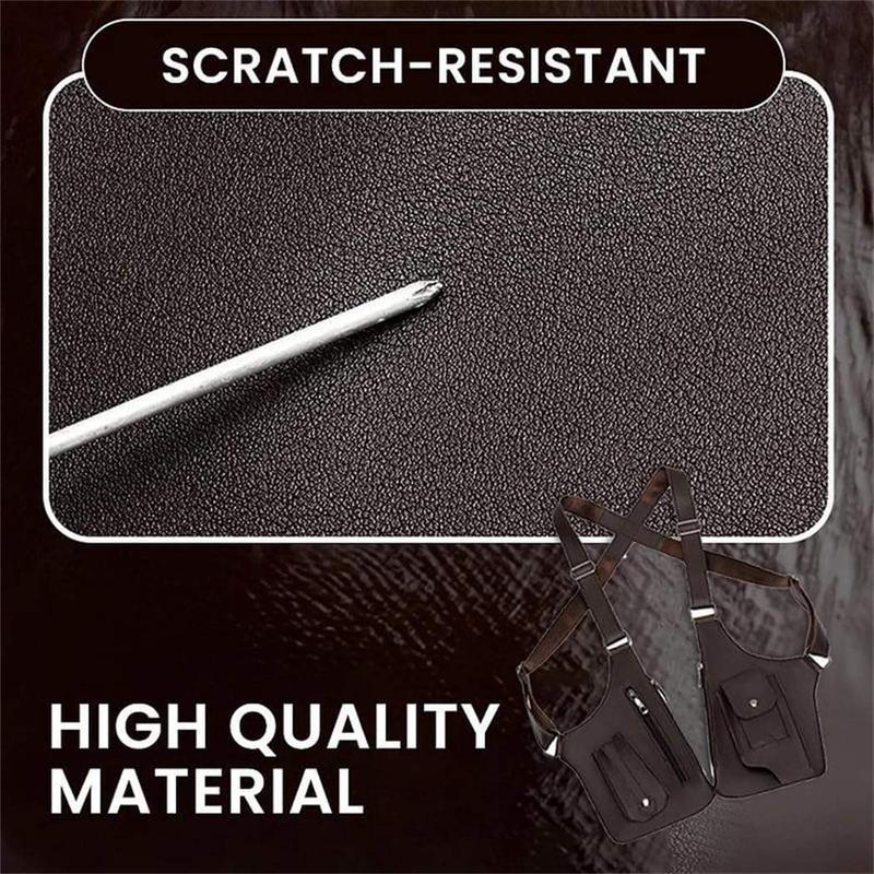 Men's retro strap underarm shoulder bag, multi-functional lightweight backpack, outdoor mobile phone bag, outdoor vest bag, multi-functional vest bag, multi-functional outdoor bag suitable for cycling, off-road, marathon, hiking, hiking, fitness, running