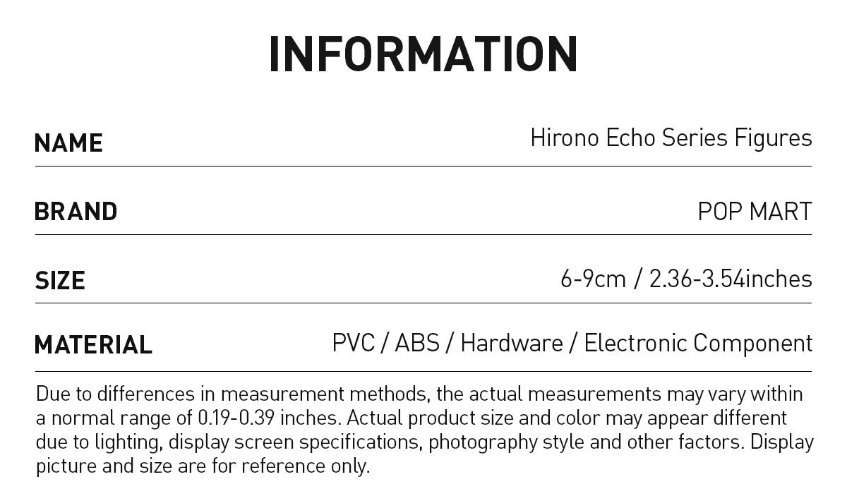 POP MART Hirono Echo Series Figures