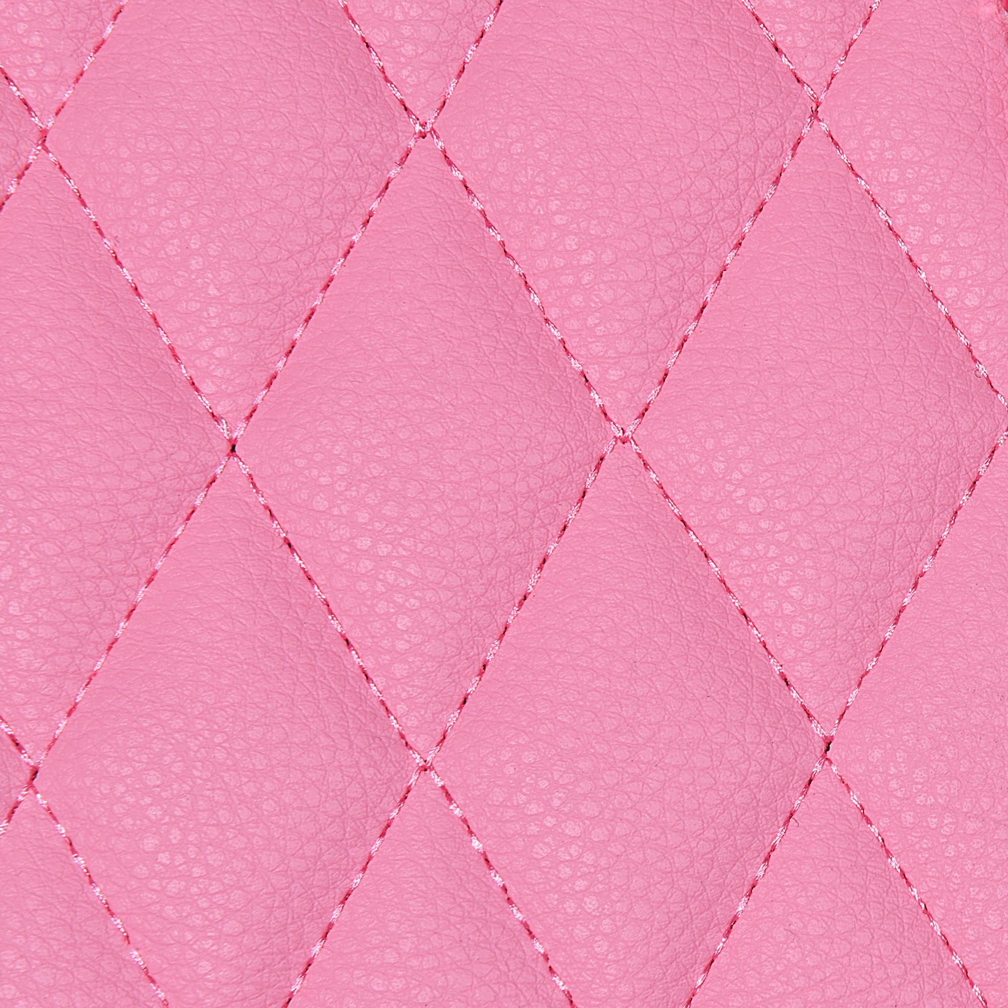 CAR PASS 5pcs Pink Bling Leather Car Mats Shining Diamond Rhinestones Sparkly Anti-Slip Waterproof Universal Fit Automotive SUV,Sedan,Van,Girl Women