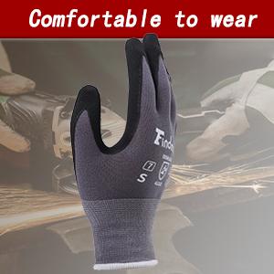 Findmall Seamless work Gloves - Wear-Resistant, Anti-Slip for Construction, Warehousing, Planting - Unisex Work Gloves 3/6/12 Pairs