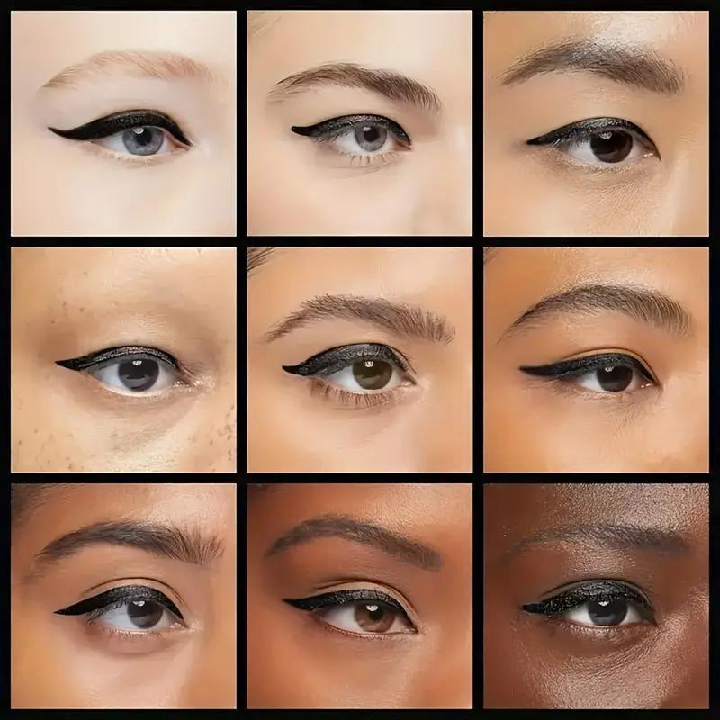 3-pcs dual-use eyebrow and eye makeup pencils with integrated eyeliner and eyebrow design -- long-lasting and sweat-resistant, smudge-proof, providing a clean and neat finish with smooth strokes that are easy to apply. Even beginners can create refined