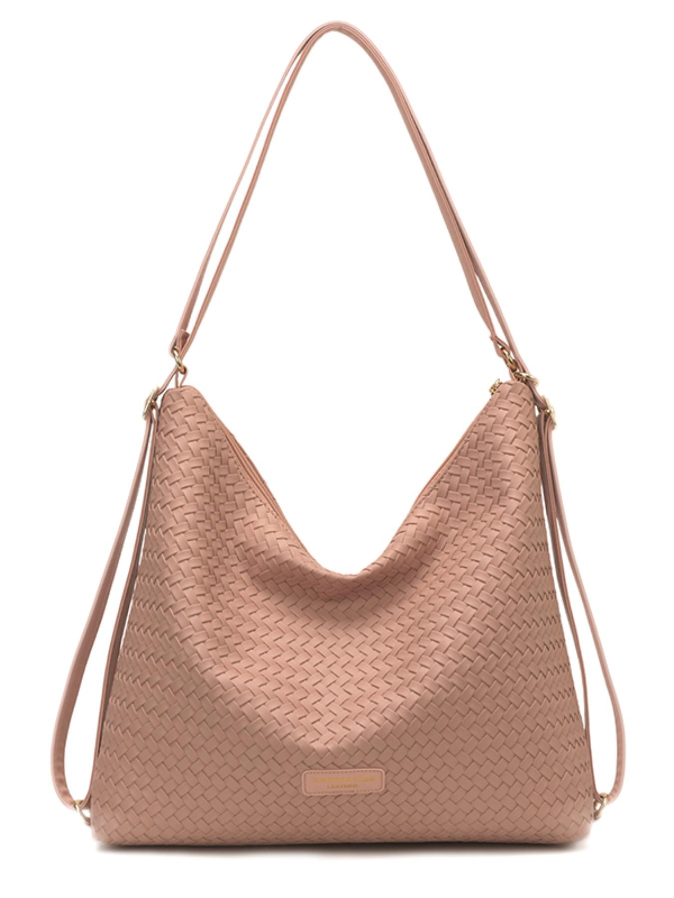 Elegant Retro Large Bag for Women, 2026 New Fashion Soft Leather Tote, High Capacity Commuter Shoulder Bag, PU Material, Multiple Colors Available