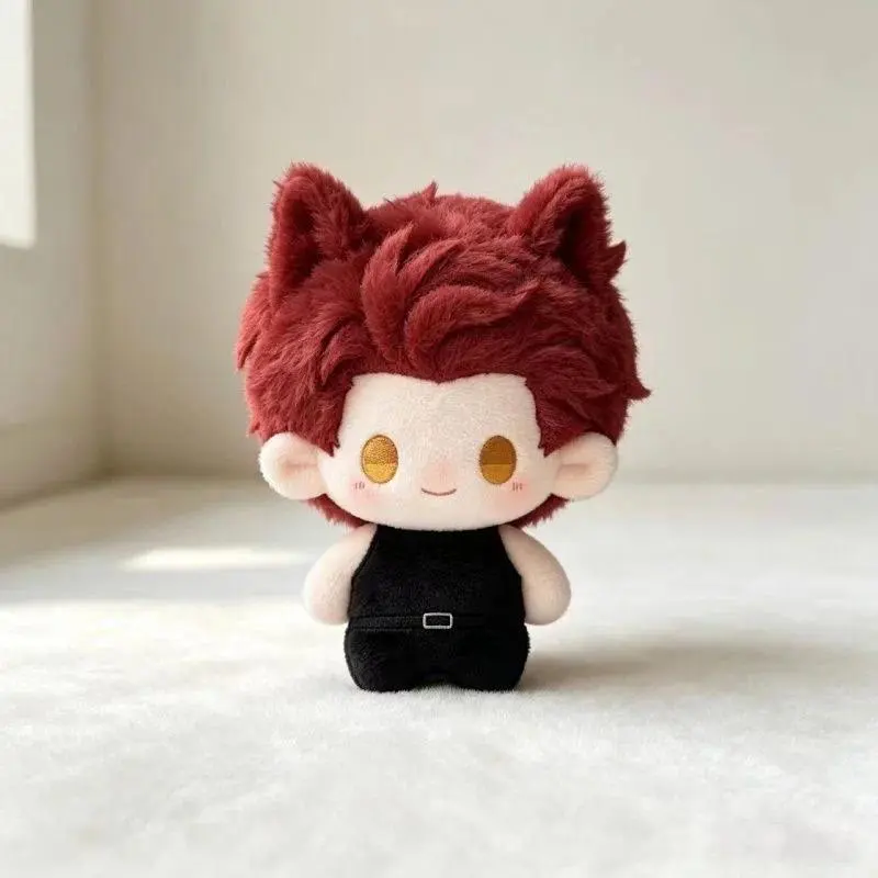 Stuffed 10cm Cosplay Valko Plushie Doll Game Love and Deepspace Wolf Man Valko Pandents Keychain Plush Doll Toys Fans Xmas Gifts