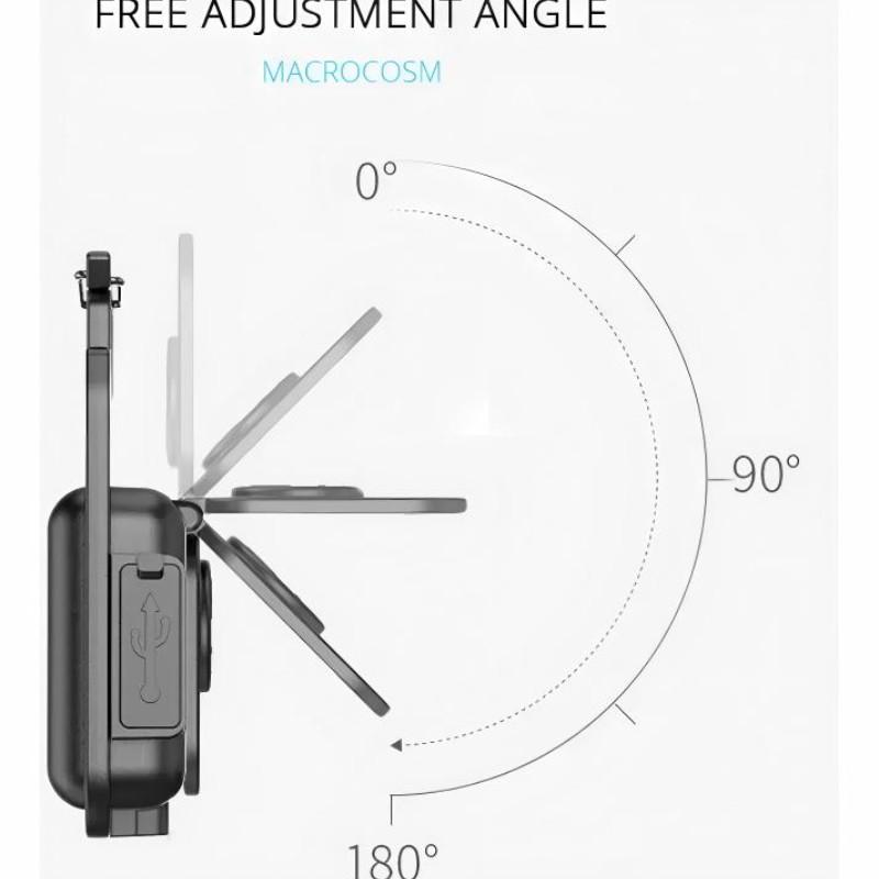Mini LED Flashlight, Rechargeable COB LED Keychain Light, Multi-Function Portable Pocket Lamp, Magnetic Base, Small Handheld Torch