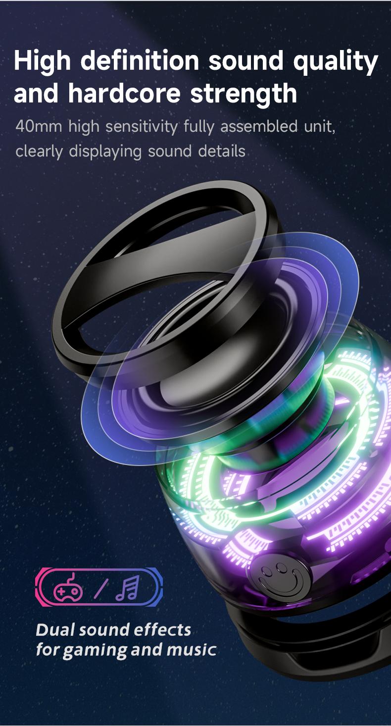 2024 Latest Portable Bluetooth Magnetic Speaker Bluetooth 5.3 Subwoofer,mini wireless speaker