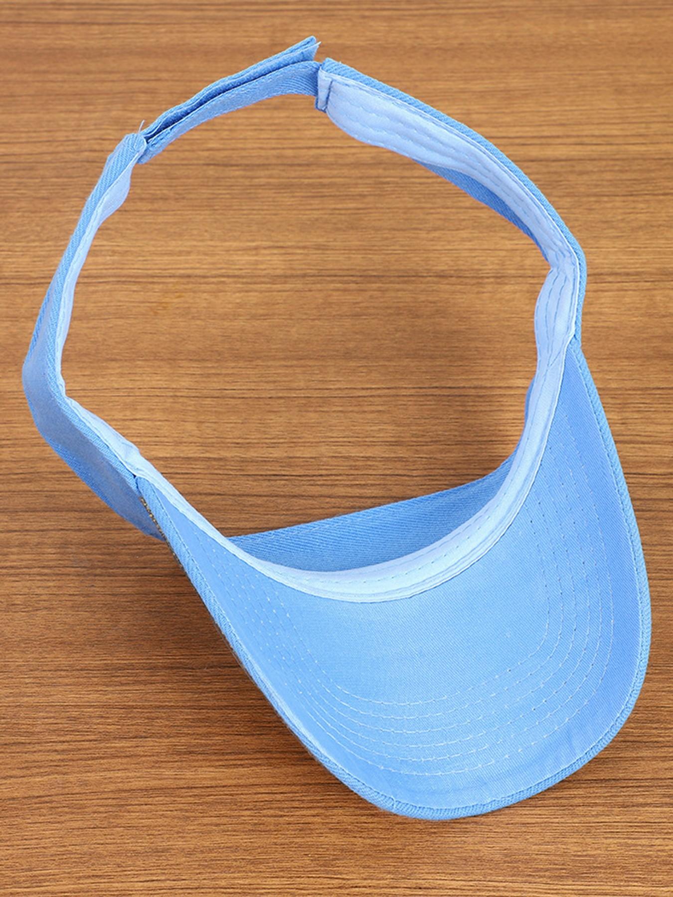 Unisex Rhinestone Sun Hat, Adjustable Summer Outdoor Cap, Fashionable Sports Visor, Beach Vacation Travel Hat, Versatile Bent Brim Hat