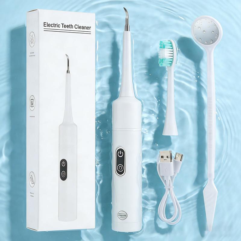 Electric Toothbrush Set Tooth Cleaner, 5-Speed Adjustable Oral Care Kit, Teeth Cleaning Tools, Ideal for Daily Hygiene Routine