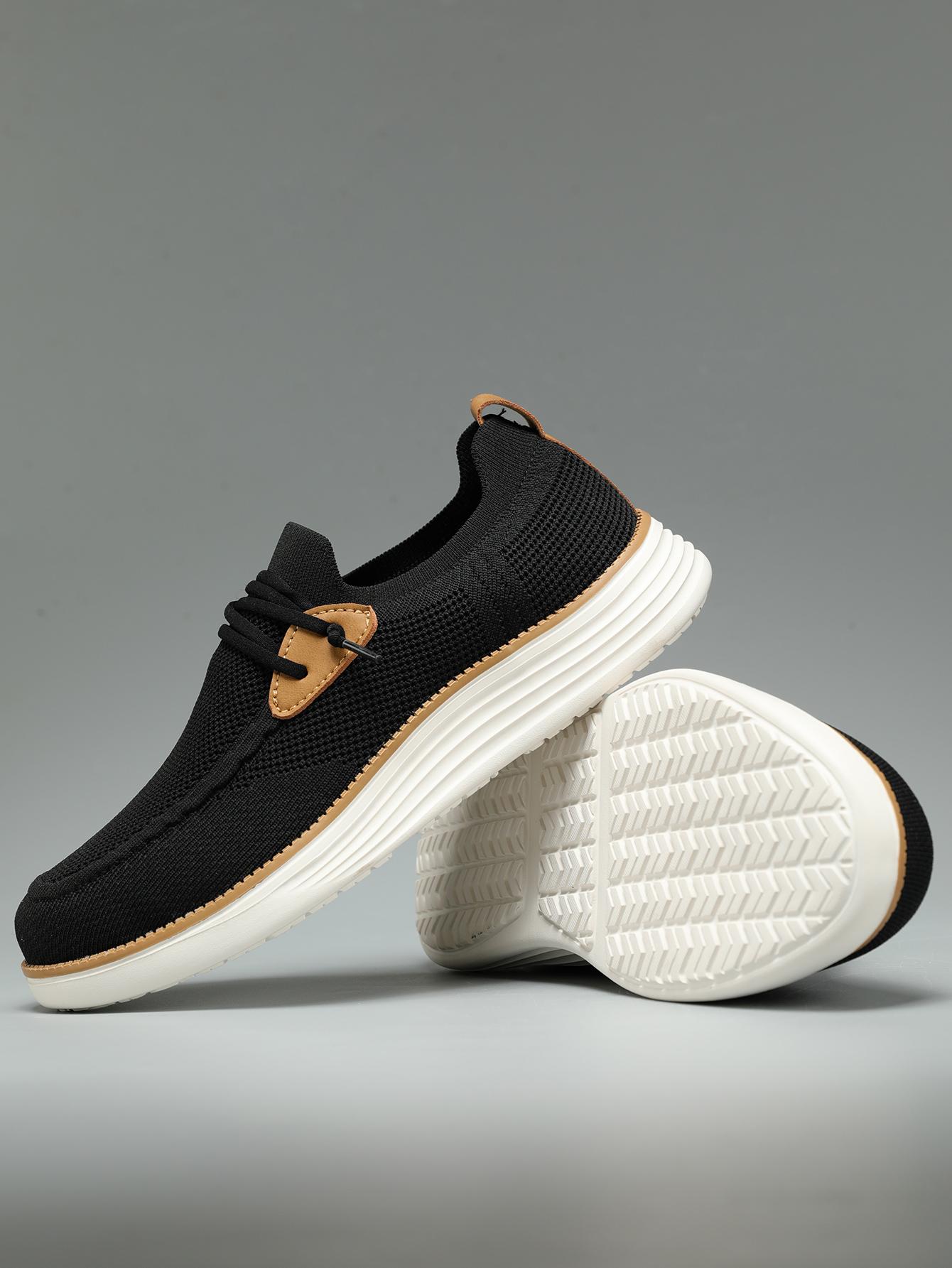 Men's Mesh Sneakers Oxfords Business Casual Walking ShoesTennis Comfortable, Lightweight Comfortable Sports Running Shoes，Knitted Mesh Breathable And Comfortable Platform Sneakers