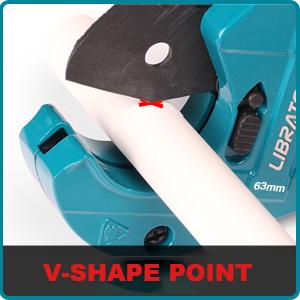 Libraton PVC Pipe Cutter, Up to 2-1/2", Ratchet Pipe Cutter Heavy-Duty, Pex Cutting Tool for Cutting PEX, PVC, PPR Plastic Hoses and Plumbing Pipe