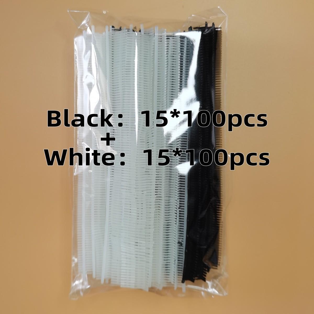 and Nylon Rivets, 1500pcs Mixed Pack, Mini Sewing Label Gun Fasteners, Anti-Slip, Adjustable Pants Length, Clothing Tags Hooks