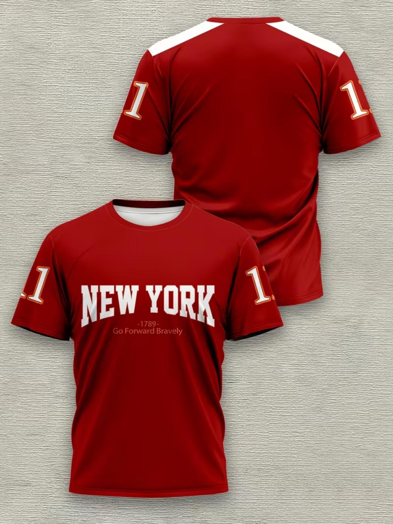 Men's Short Sleeve 3D Casual Sports T-Shirt, Comfortable Outdoor Wear, Slim-Fitting, All over Print, Suitable for All Seasons